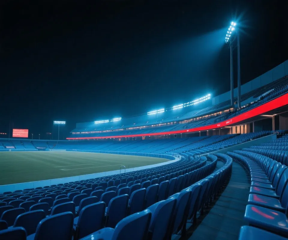 世界盃夜間觀賽氛圍示意圖
