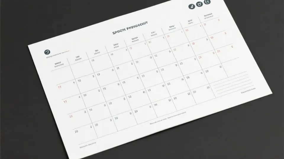 可列印賽程表預覽示意